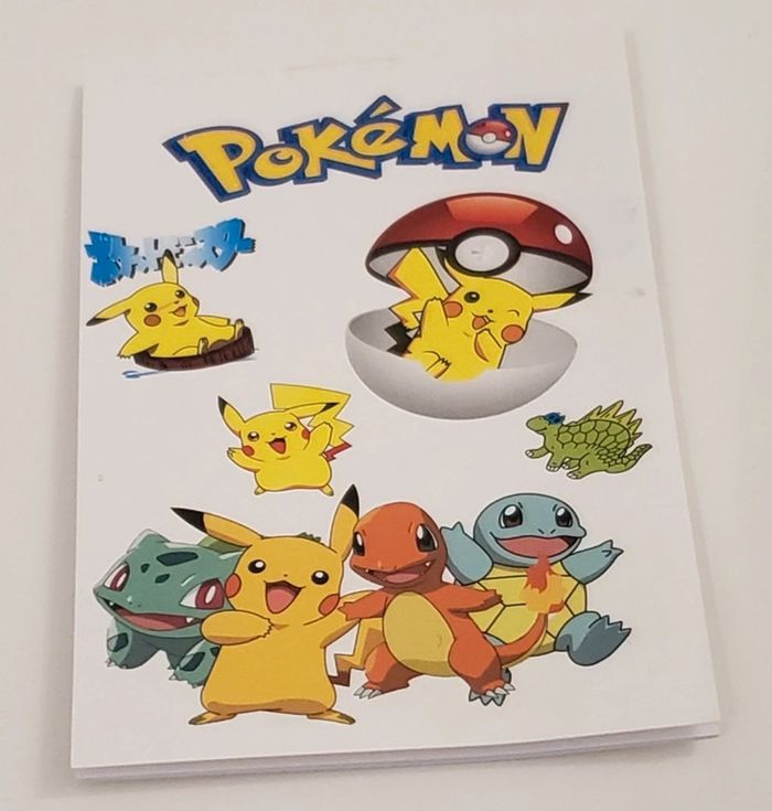 Pokémon Fournitures Scolaires NeuvesTrousse, Stylos, Crayons. Règle, Gomme, Bloc note, taille Crayon - photo numéro 6