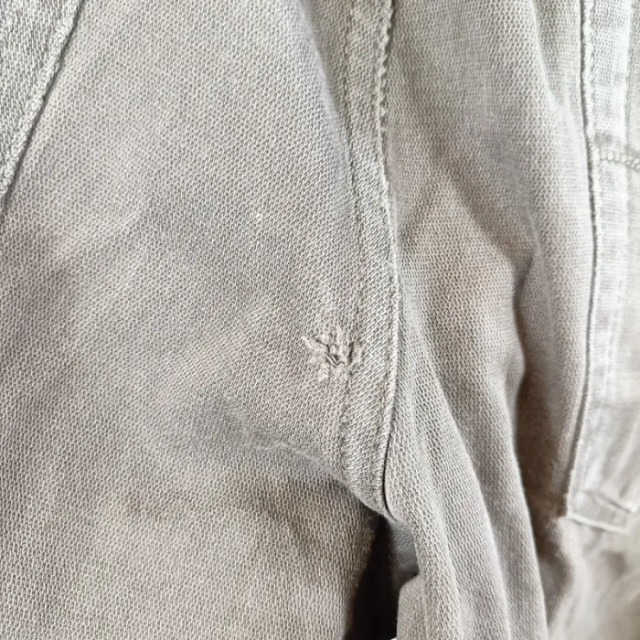 Pantalon droit kaki/ gris en toile Lee Cooper en coton élasthanne T40 taille 52 A1450 - photo numéro 9
