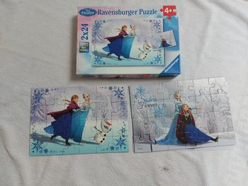Puzzle la reine des neiges ravensburger 2 x 24 pièces