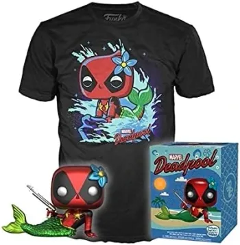 Figurine Pop Deadpool + T-shirt Taille M – Neuf 