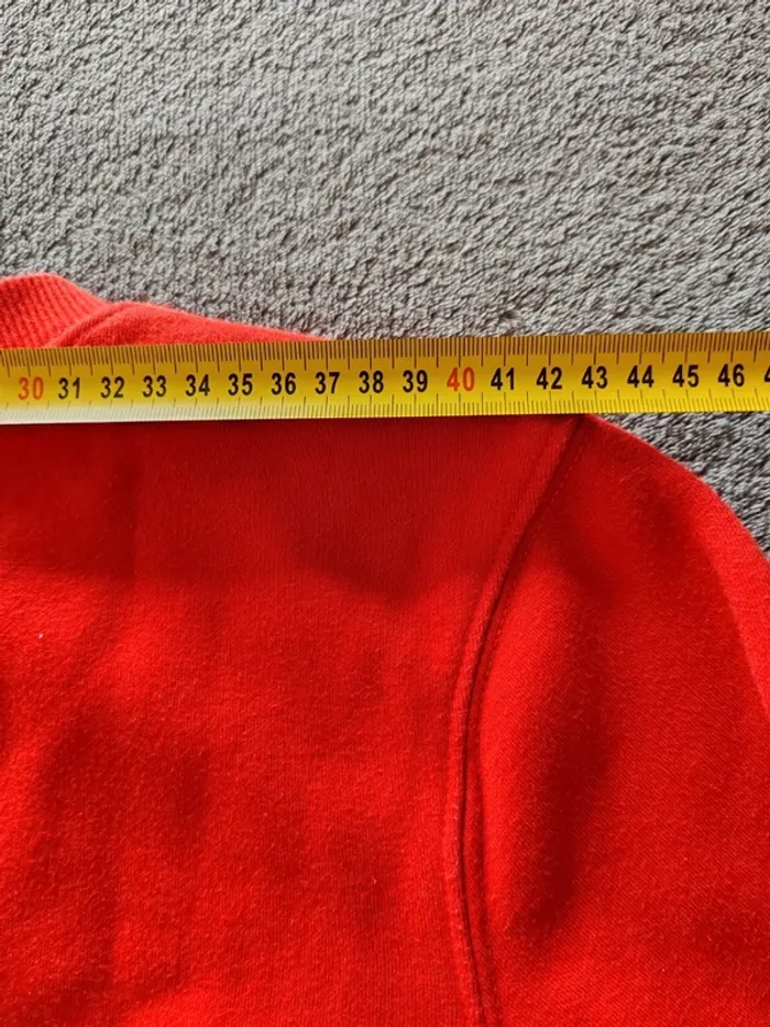 Tommy Jeans Sweat Femme S – Crewneck Rouge Logo - photo numéro 7