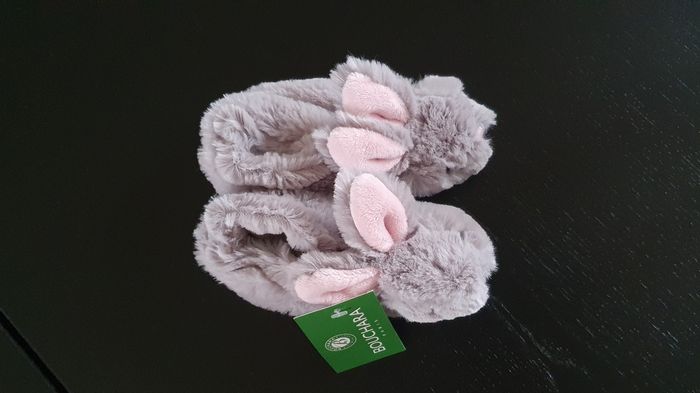Chaussons bébé lapins 0-6 mois - photo numéro 2