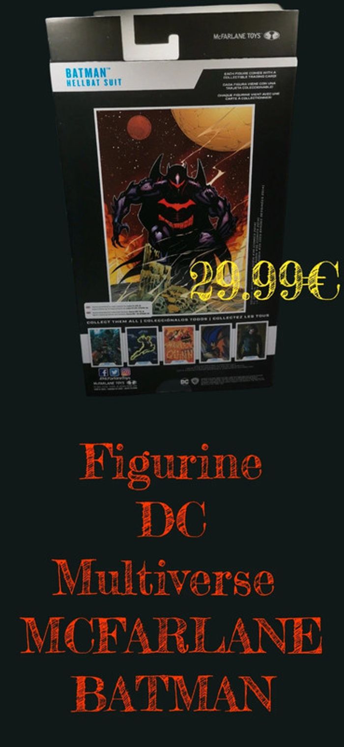 Figurine DC Mcfarlane toy collection multiverse edition collector batman - photo numéro 2