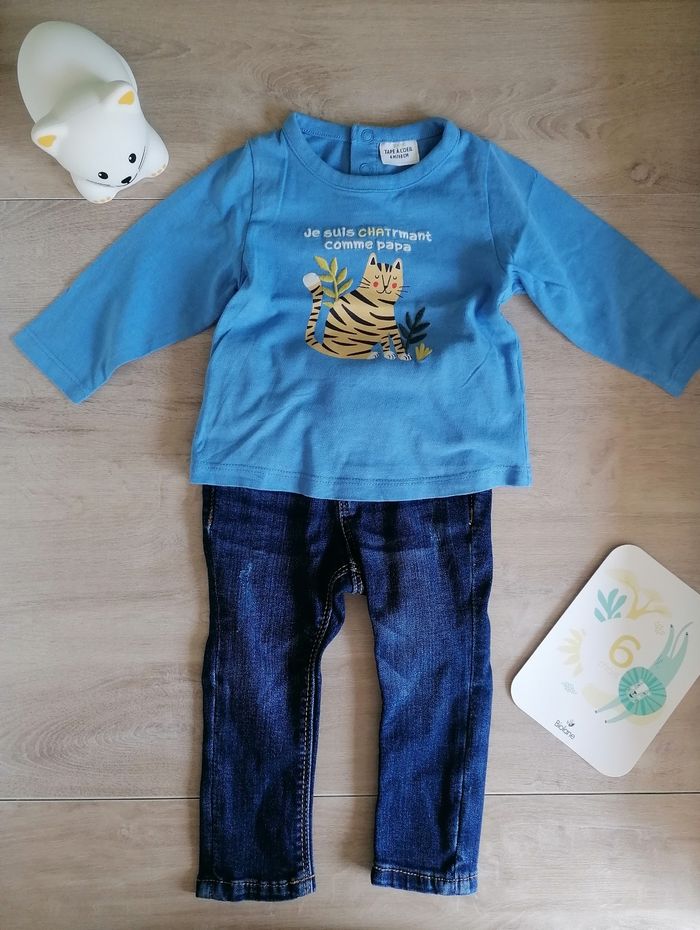 Ensemble jean/tee shirt