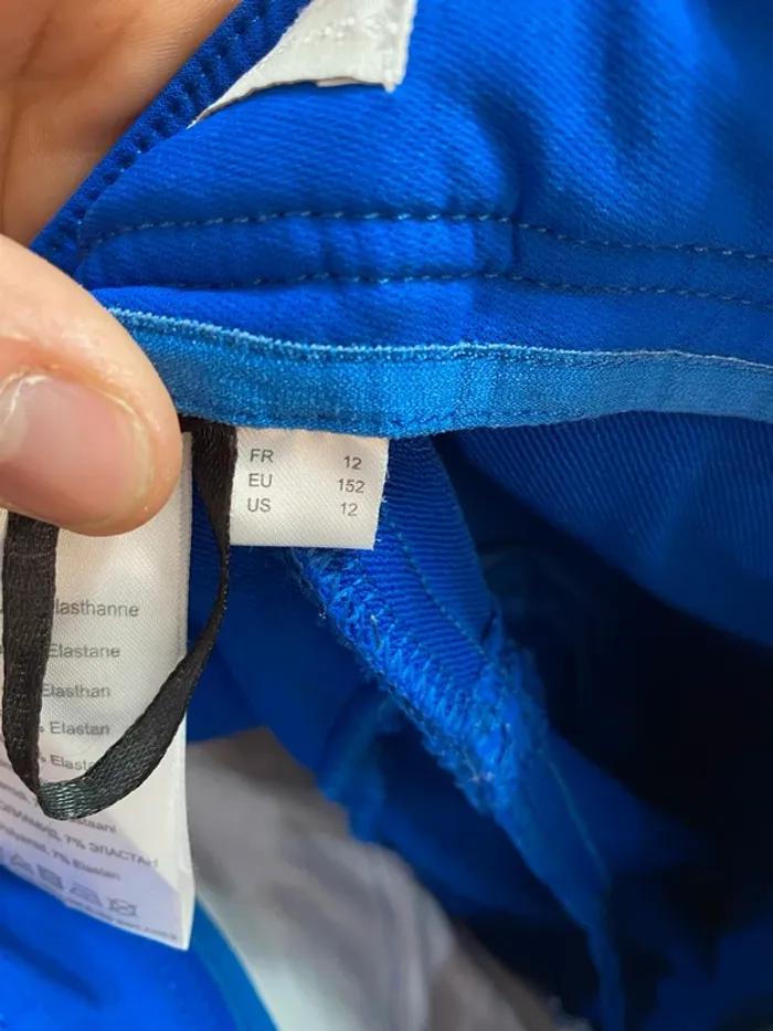 Pantalon Pénélope Leprevost – Bleu électrique – Taille 12 ans - photo numéro 9