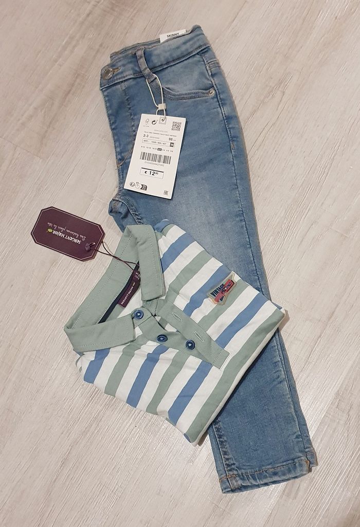 Lot de 2 vêtements neufs garcon taille 2 ans - photo numéro 1