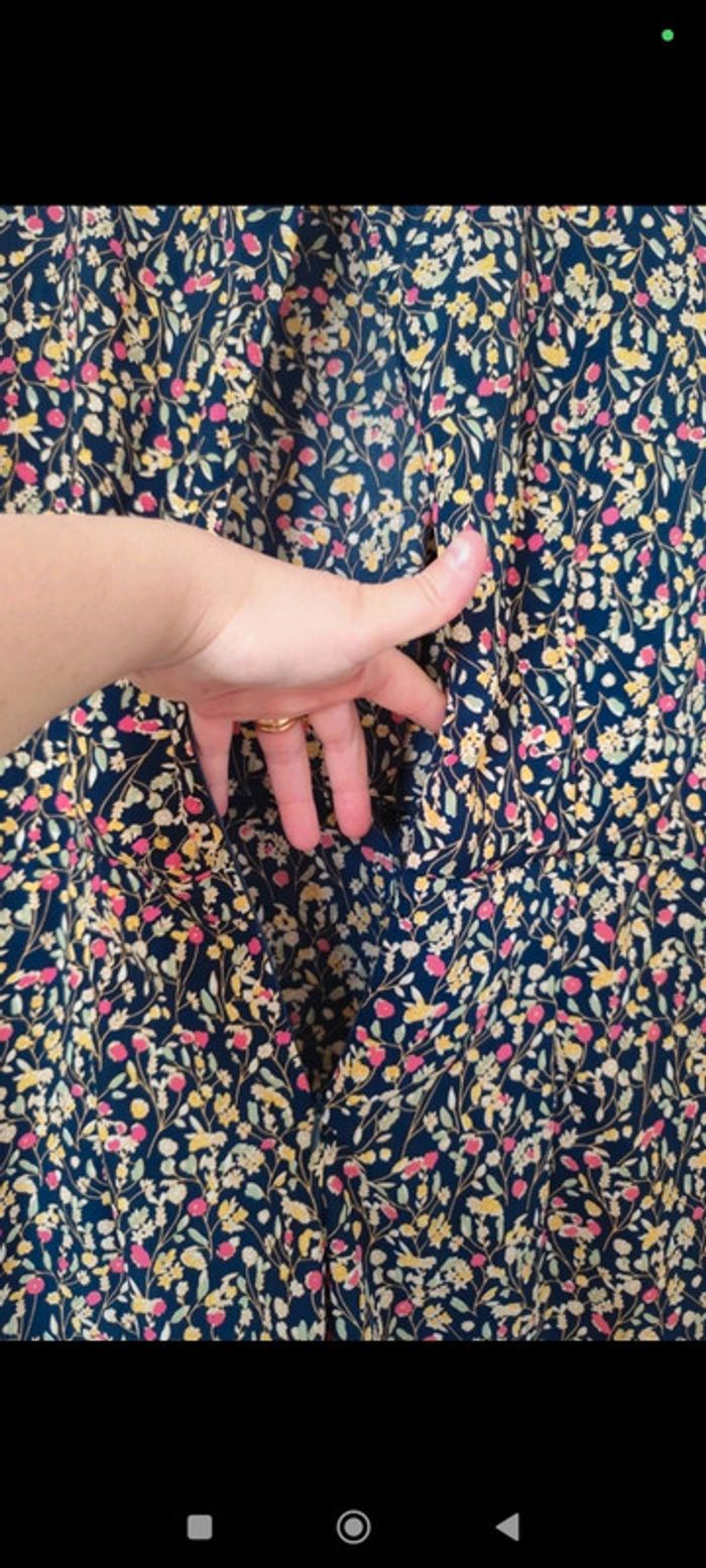 Combishort multicolore fluide manches courtes taille 46/48 - photo numéro 7