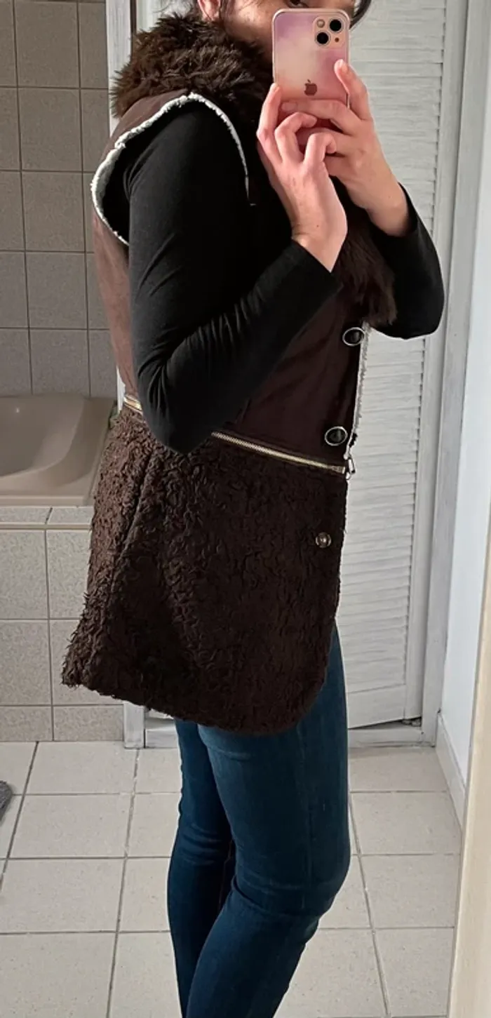 Jolie veste sans manches - transformable - taille 36 - photo numéro 4