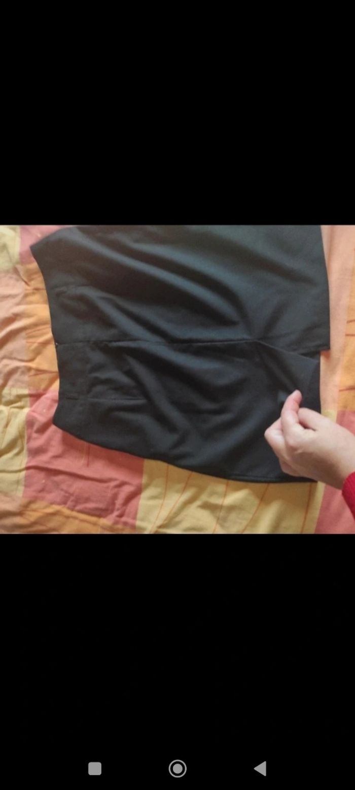 Jupe noire Camaïeu taille 40 - photo numéro 5