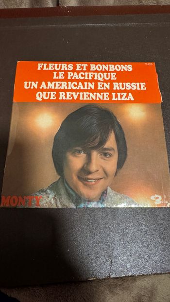 Vinyle 45 Tours,  Monty – Fleurs Et Bonbons