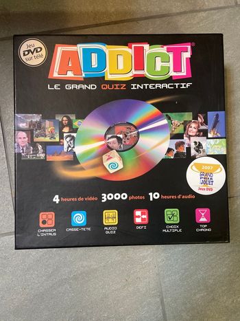 Addict le grand quiz interactif, jeu DVD sur télé
