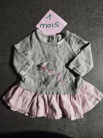 Robe licorne 1 mois