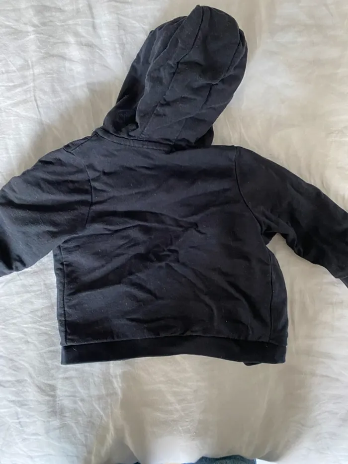 Sweat zippé bleu marine Vertbaudet 12 mois - photo numéro 6