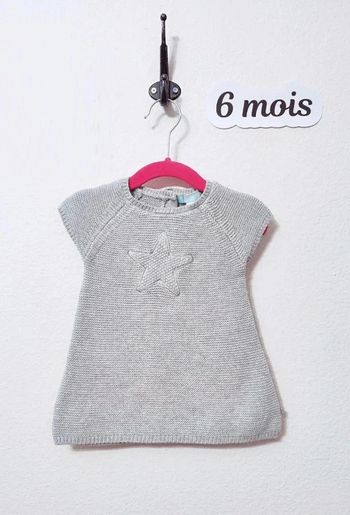 Robe bébé fille taille 6 mois Obaïbi