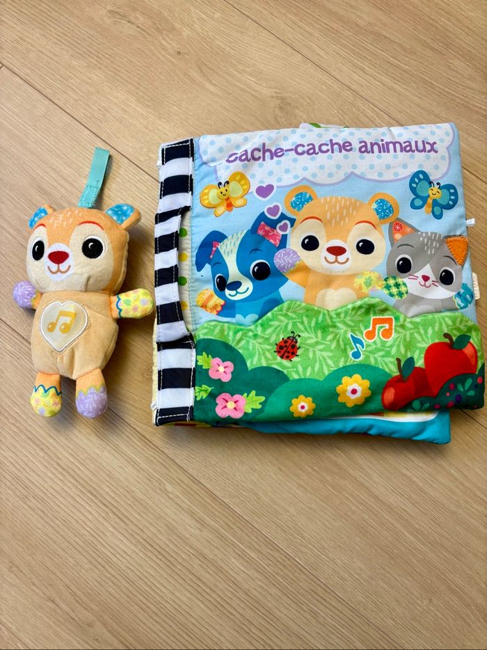 Grand livre toudoux des découvertes - Vtech - 3 mois et +