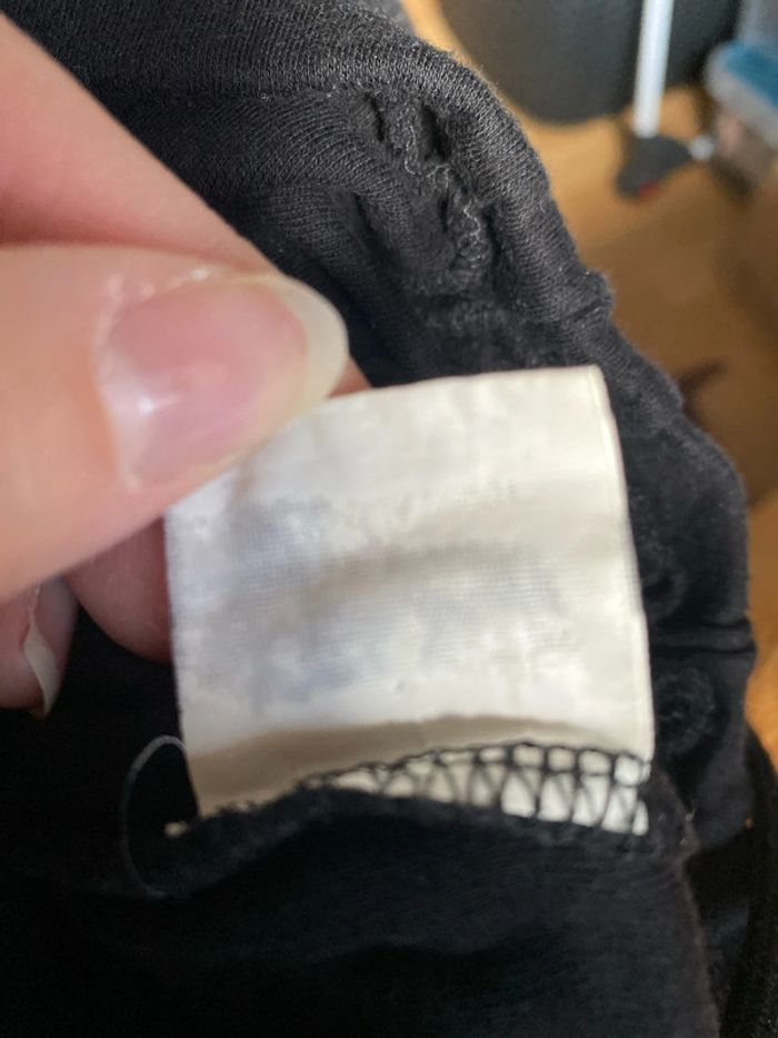 Pantalon en tissu noir Taille 40/42 - photo numéro 4