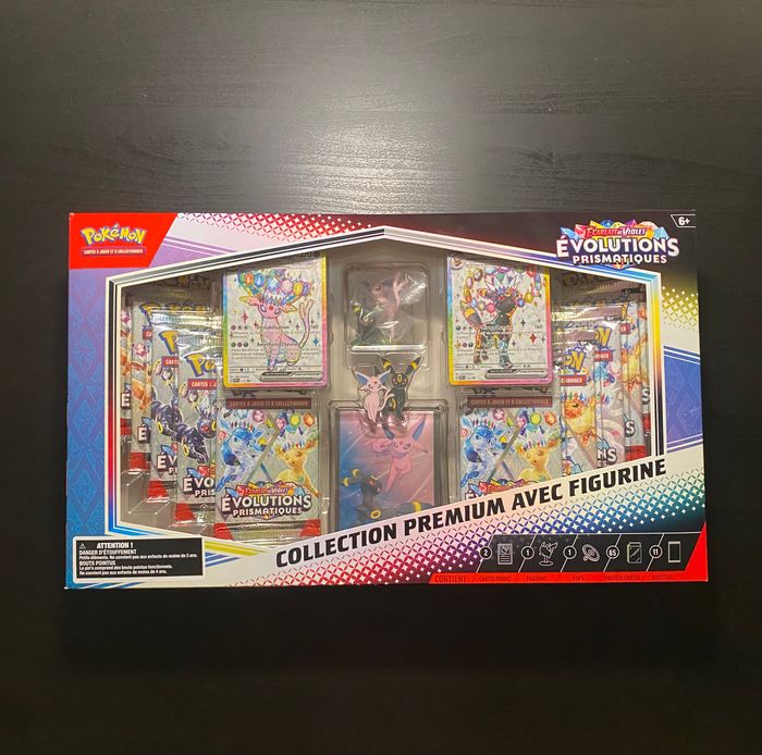 Coffret Pokémon Évolutions Prismatiques – Collection Premium avec Figurine – Neuf – VF - photo numéro 1