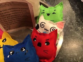 Chats des émotions et des couleurs montessori