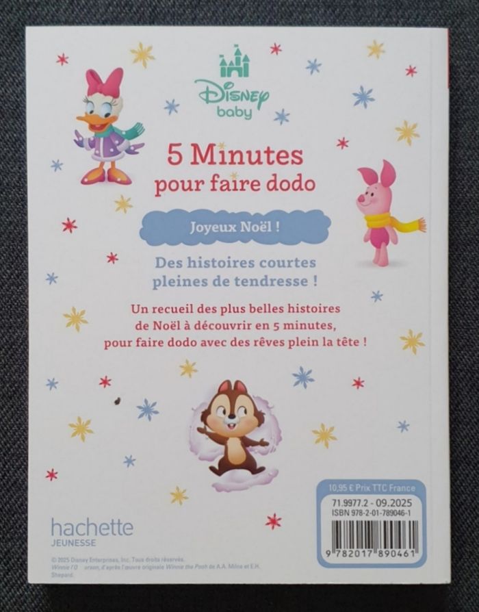 Grand Album illustré "5 Minutes pour faire Dodo - Joyeux Noël!" (Dès 18 mois) / Disney - photo numéro 2