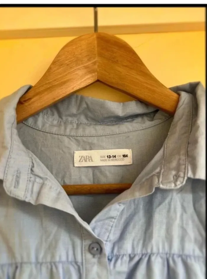 Blouse bouffante Zara – Taille S – Très bon état – Style tendance - photo numéro 2