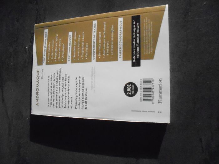 Livre " Andromaque" Racine - photo numéro 2