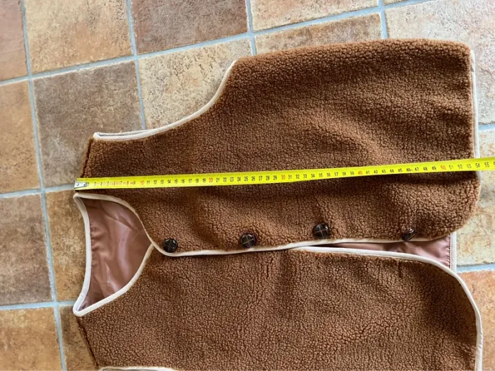 Gilet mouton marron - photo numéro 6