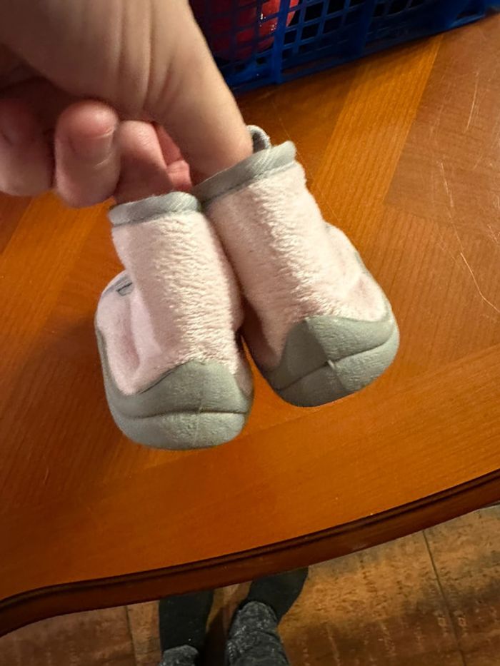 Chausson fille rose pale - photo numéro 3