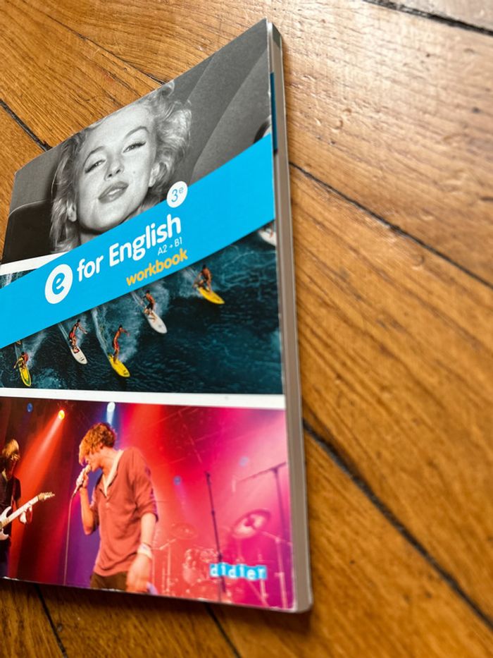 NEUF : E for English 3e - Anglais Ed.2014 - Workbook - photo numéro 4