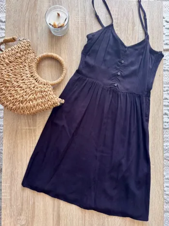 Robe d’été noire H&M