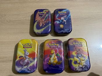 Lots de 5 mini tin de kanto 