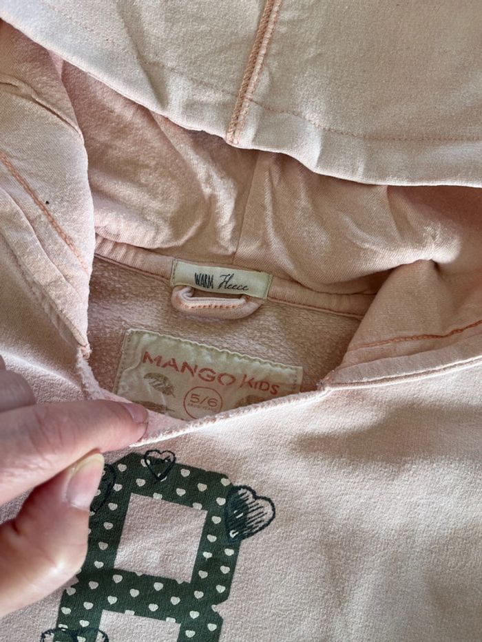 Sweat fille mango 5/6 ans - photo numéro 2