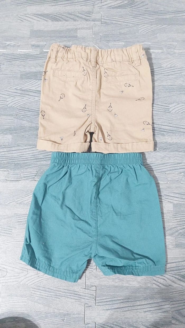 Lot de 2 short bébé - photo numéro 2