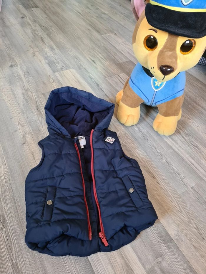 Doudoune sans manche 12 mois