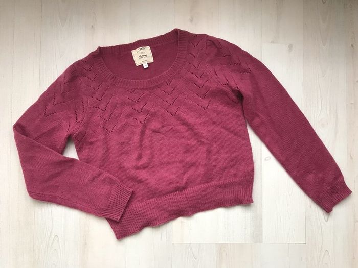 Pull court avec fronces aux épaules - photo numéro 3
