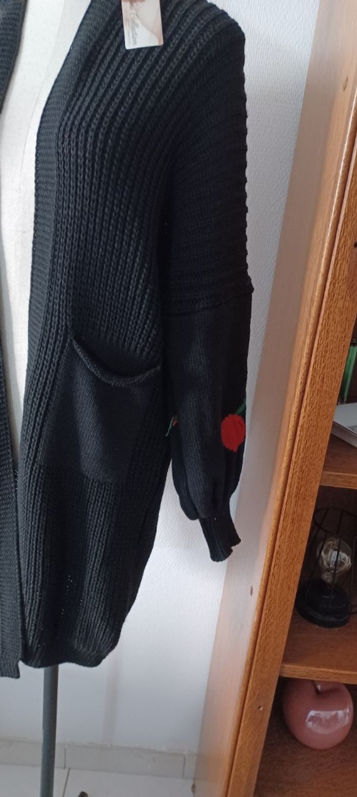 Très joli gilet long femme T U - photo numéro 3