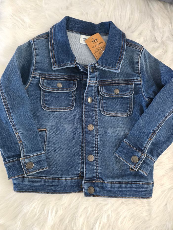 Neuve (non portée) 🏷🤩😍💙👌superbe   veste en jeans  36 mois garçon⚘️⚘️💙