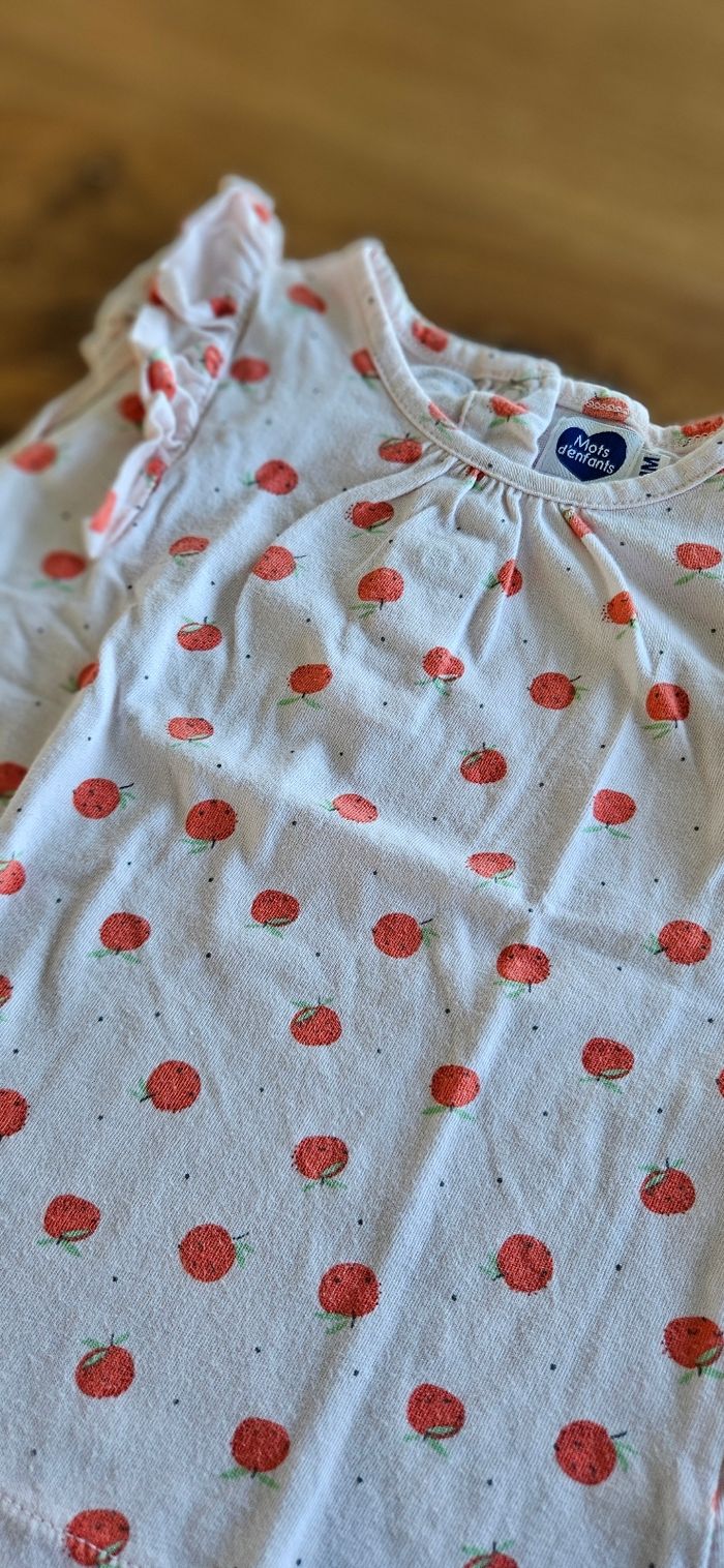 Tee-shirt manches courtes fille - photo numéro 2