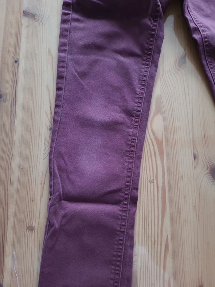 Jeans fille prune - photo numéro 2