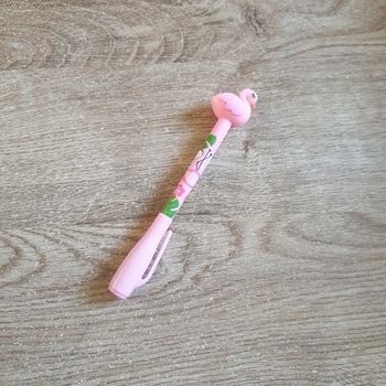📚 Crayon bille décoration Flamant rose lumière #emyfleury_scolaire