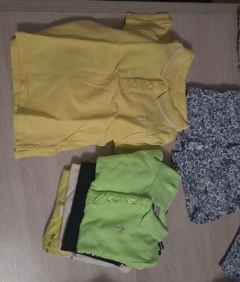 1 chemise et 8 tee-shirt