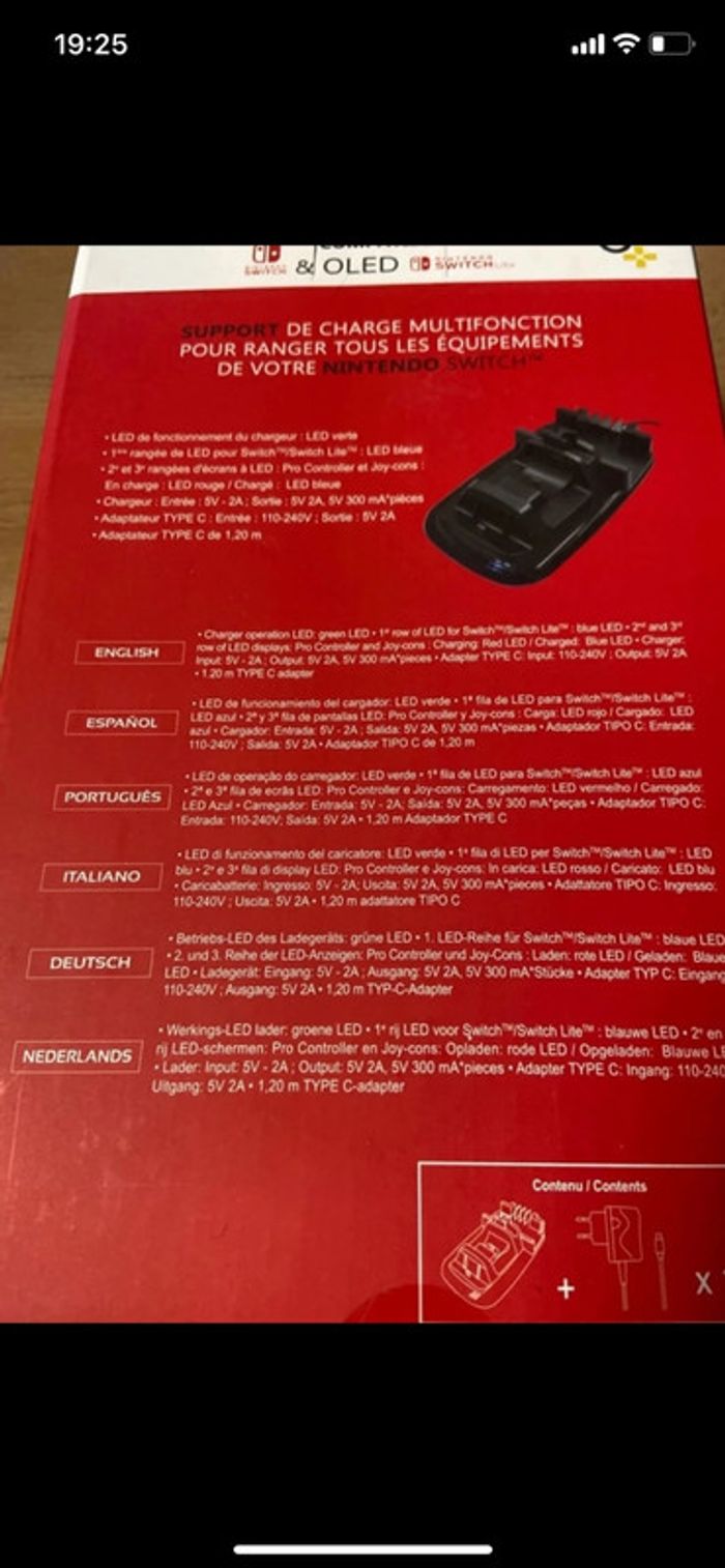 Support de charge switch /switch oled - photo numéro 7