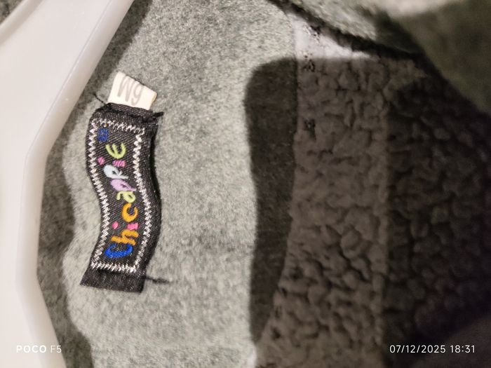 Petit manteau fille gris avec béret taile 6 mois - photo numéro 8