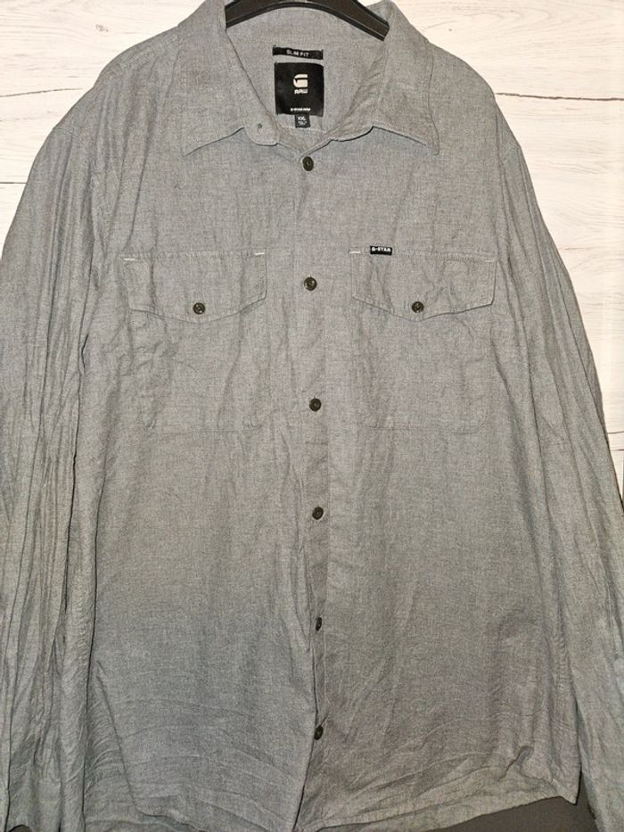 Chemise G-star grise
