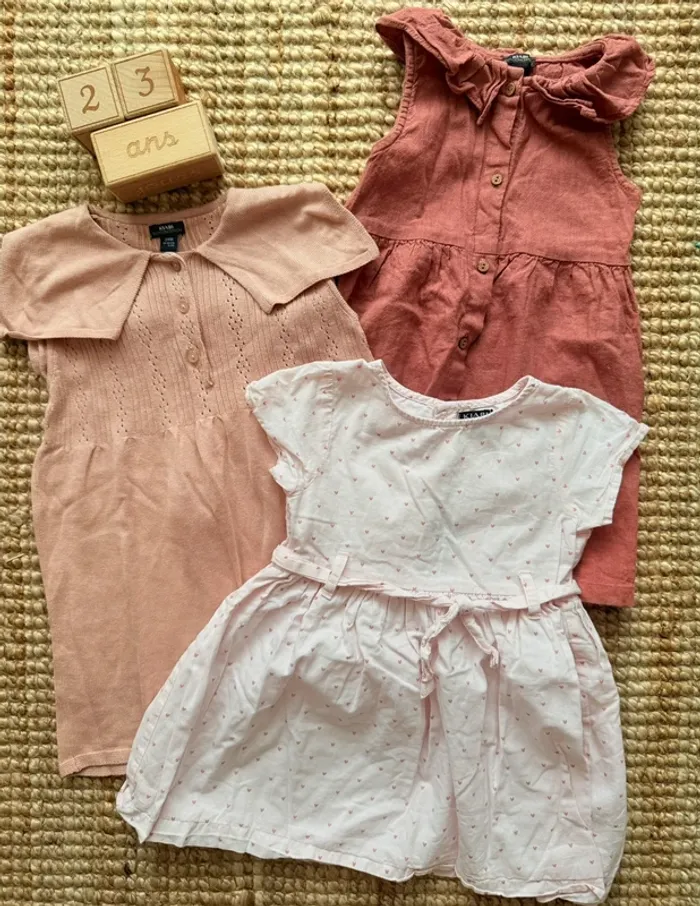 Lot robes Kiabi 23mois / 86cm