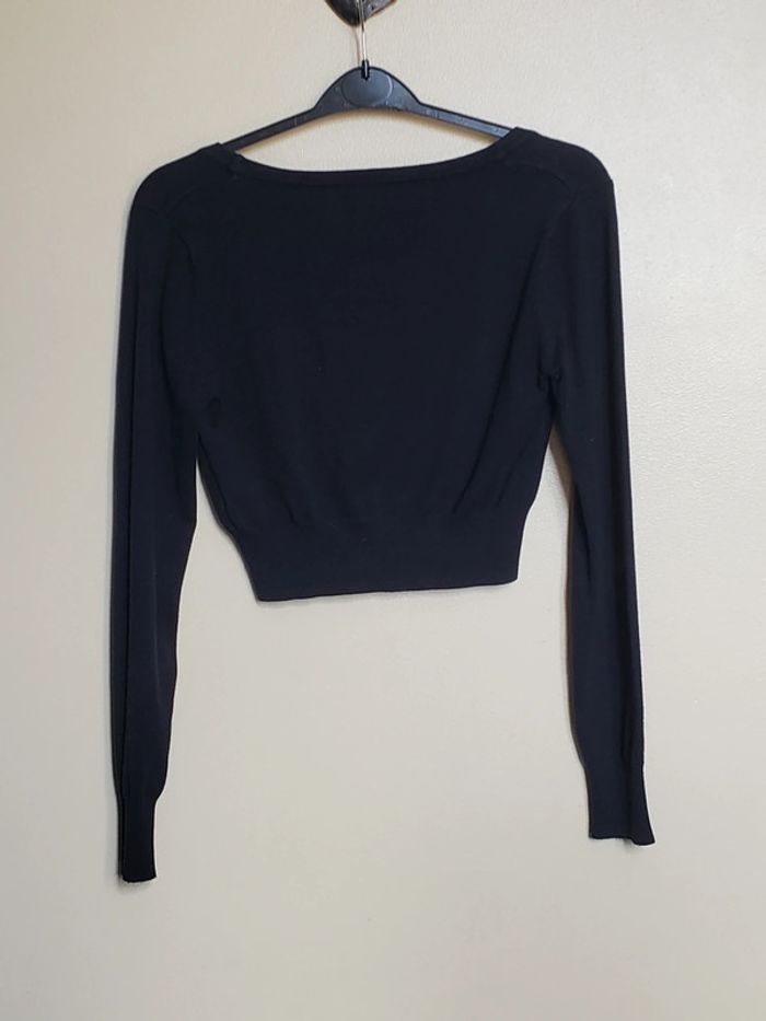 Gilet noir court taille S - photo numéro 2