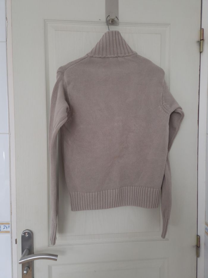 Gilet a fermeture éclair beige femme dixit taille M/38 - photo numéro 5