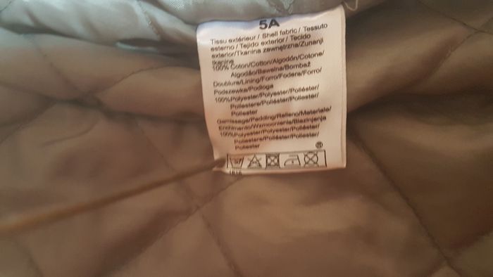 Manteau mi-saison à capuche fille 5 ans kaki Tissaia - photo numéro 4