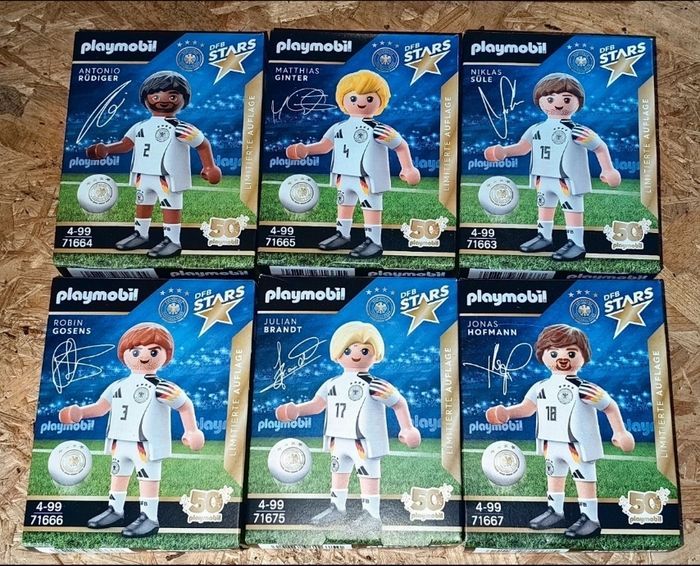 Playmobil, 6 boîtes neuves, séries limitée équipe d'Allemagne - photo numéro 1