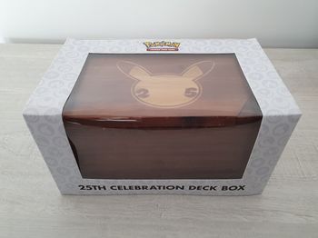Deck Box Bois Pokémon 25 Ans