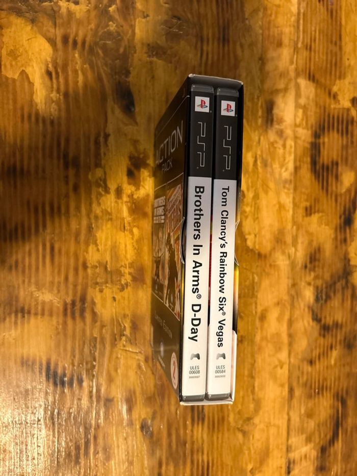 Pack 2 jeux PSP Tom Clancy’s Rainbow Six Vegas + Brothers in Arms D-Day – Très bon état - photo numéro 4